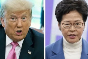 トランプ政権、香港政府トップら11人に制裁　中国側は対抗措置か