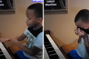 コロナ感染で入院→退院した父親に贈る。12歳のピアニストの涙の演奏風景に心打たれる