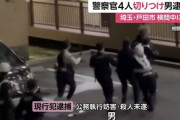 【動画】特殊部隊員か？北朝鮮国籍・梁賢秀が刃物で襲いかかり、警察官4人が首などを切られ1人が重傷