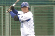 DeNA細川成也選手、ケースバッティングで濵口投手から右方向に大きな当たりでアピール！！