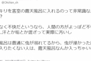 【悲報】大物昆虫系ユーチューバーさん、熱海の旅館の露天風呂にカマキリを投入して炎上・・・・