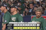 8月27日　オリックス５－２ロッテ　初回先制するも先発森が4回3失点、ポランコに特大の一発が飛び出すも及ばずカード負け越し