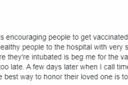 【コロナ悲報】コロナに感染した人達が重症化し人工呼吸器を挿入する段階になって言う事「お願いです、ワクチンを接種してください」