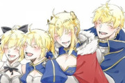 【FGO】笑顔のアルトリア達＆アーサー！！　円卓「守りたかった、この笑顔」