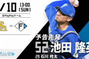【ソフトバンクvs.日ハム15回戦】9（指）阪口