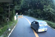 工事交互通行の為に停車したら追い越された！