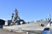 海賊対処活動に当たった海自護衛艦「ゆうぎり」が横須賀基地に帰港…英独海軍と訓練！