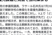 何故最高裁判決を無視する？　〜　ラサール石井氏「朝鮮学校無償化は最優先課題」