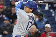 大谷翔平、今季MLB最速の189.7キロ弾　衝撃走った米実況席「フェンス越えなくても突き破っていた」