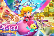 ピーチ姫が主役の新作ゲーム「プリンセスピーチ Showtime!」のパッケージ絵が変更され、ピーチ姫が強そうになる