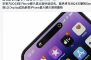 中国BOE、iPhone15向けディスプレーの大半を受注　最大のサプライヤーに　韓国サムスン敗れる