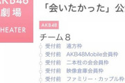【速報】チーム8「会いたかった公演」復活か？