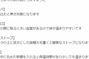 【地震】元自衛官芸人 やす子の「災害時の寒さ対策」が話題に