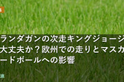 カランダガンの次走キングジョージは大丈夫か？欧州での走りとマスカレードボールへの影響