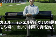 ミカエル・ミシェル騎手がJRA短期免許を取得へ 南アG1制覇で資格満たす