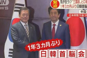 【無慈悲】安倍首相、文大統領に「福島第１原発から排出されている水の放射性物質量は、韓国の原発の１００分の１以下」⇒ ムンちゃん反論せず