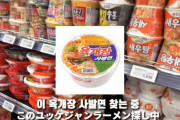 韓国人「偽物のユッケジャンラーメンを食べた寿司女の反応」