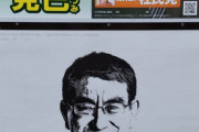 【悲報】河野太郎さんの選挙ポスター、気持ち悪い（画像あり）
