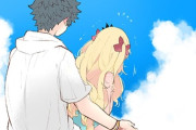 【FGO】水着エレちゃんとぐだ男イラスト！！　二人のイチャイチャ好きです！！