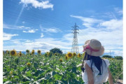 【SKE48】杉山歩南とひまわり畑の写真、新海監督で映画作れそう！！！