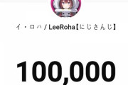 【にじさんじ】ロハちゃん、10万人いっとるやん！
