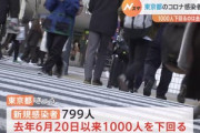 東京の新型コロナ新規感染者799人で草 もう終わりだよ