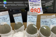 【新作ネタダダ滑り！】マスク付きメロンが販売される
