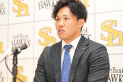 ホークス海野隆司、1400万円アップの2600万円でサイン