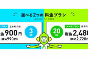 【LINEMO】他社に対抗し3GB、990円の新料金「ミニプラン」を発表