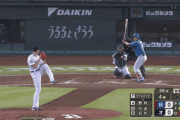 【vs.オリックス】日ハム野村、鼻骨骨折しながら強烈な中前打　万波の先制2ラン呼び込む