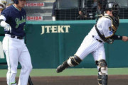 阪神・梅野が神ブロック＆バズーカで初回のピンチ救った「嫌な空気なところで自分の最高のプレーできた」