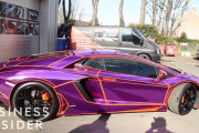 超高級車のラッピング職人inロンドン 海外の反応