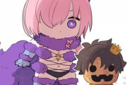 【FGO】デンジャラスビーストなマシュとかぼちゃぐだ男！！　視線が熱いなw