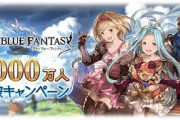 【グラブル】『3000万人突破キャンペーン』明日12/8より開催！毎日1回ガチャ無料やディフェンダー討伐など