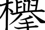 「欅」　←最近のガキはこれ読めないらしい