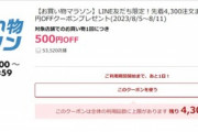 楽天市場､7500円以上で使える500円オフクーポン配布 4日20時から利用可能