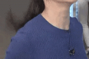 【gif】女子アナさん、激震