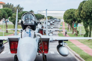 台湾地震、那覇基地の戦闘機が高台に避難する珍しい写真