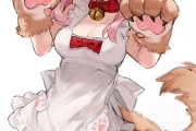 【FGO】AIKOさんのタマモキャットイラスト！！　エプロンキャット、可愛い＾～