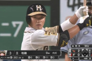 【悲報】王柏融さん、ついに打率.081へ…