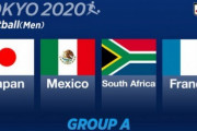 【海外の反応】「日本にとって厳しいな」U24日本代表はフランス、メキシコ、南アと対戦！東京五輪組み合わせが決定！