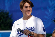 ドジャース山本由伸、眉毛が劇画調に変わる