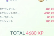 【ポケモンGO】エクセレント1発で4680XP！幸せ卵で9360！経験値4倍期間突入！