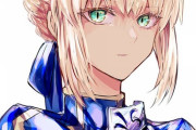 【FGO】アルトリアイラスト！！　ドラゴンっぽい目のアルトリアも好きです！！