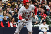 大谷の4月成績　.292 6本 17打点　 防御率1.85 4勝0敗 46奪三振