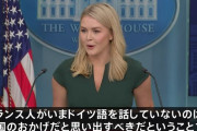 ホワイトハウス報道官「フランス人がドイツ語を話していないのはアメリカのおかげ」…自由の女神像返還をめぐり！