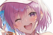 【FGO】いちかわはるさんのラムネを持った水着マシュ！！　めっちゃ夏を感じますね！