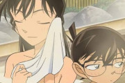 コナン「ふぅー、いい湯だった～」蘭「コナンくーん、タオル忘れて…嘘…」