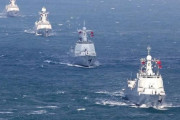 中国海軍とロシア海軍艦艇が東シナ海で合同軍事演習「Joint Sea 2022」を実施！