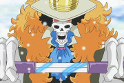 麦わらのルフィ、一味の中でブルックとだけ喧嘩したことがない…